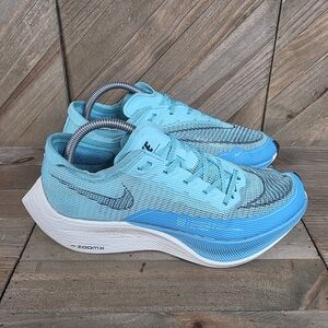 Nike ZoomX Vaporfy Next% 2 Womens Athletic Running Shoes Size 10 Aurora Green